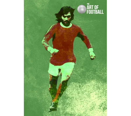 Manchester United Fc George Best Iconic Vintage Poster