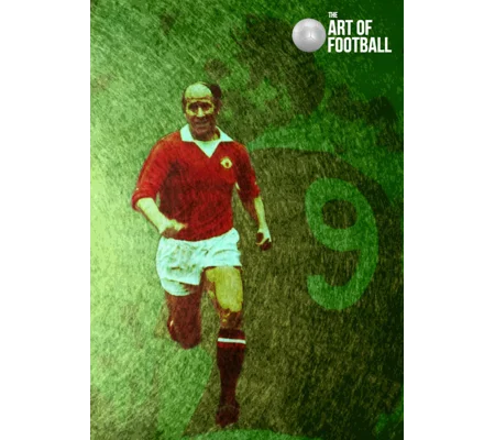 Manchester United FC Bobby Charlton Iconic Legend Poster