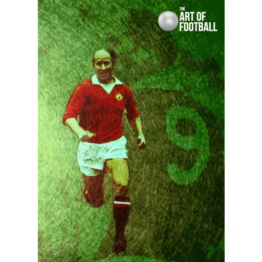 Manchester United FC Bobby Charlton Iconic Legend Poster