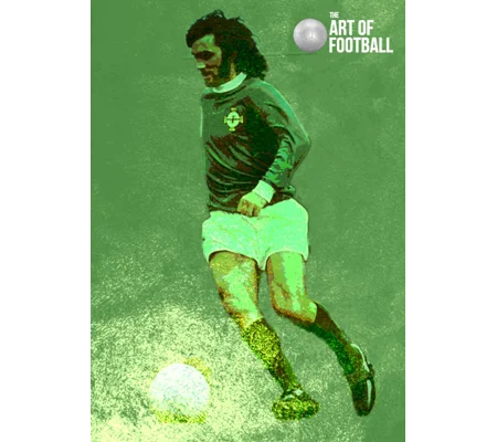 Northern Ireland George Best Iconic Legend Poster