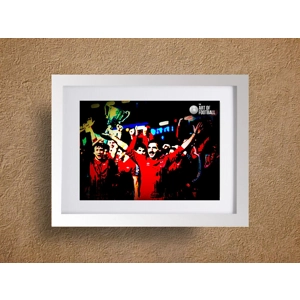 Aberdeen 1983 Cup Winners Victory Pop-art Framed Print