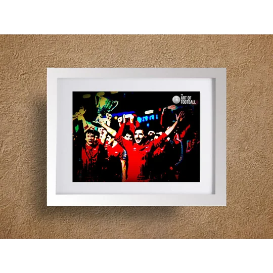 Aberdeen 1983 Cup Winners Victory-Inspired Art Tribute Framed Print