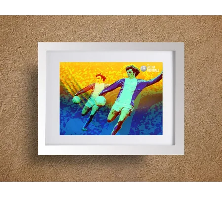 Birmingham Trevor Francis Retro Pop-art Framed Print