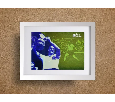 Bolton Nat Lofthouse Legend Pop-art Framed Print