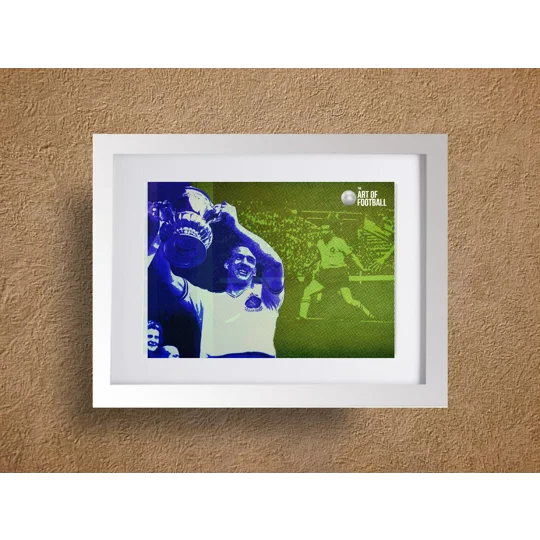 Bolton Nat Lofthouse Legend Pop-art Framed Print
