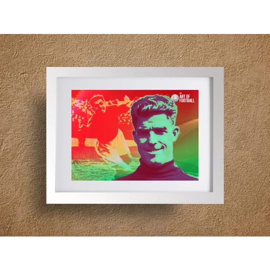 Sam Bartram Charlton-Inspired vintage football wall art framed print celebrating the legendary Charlton Athletic goalkeeper