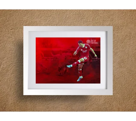 Crawley Nick Tsaroulla Iconic FA Cup Framed Print