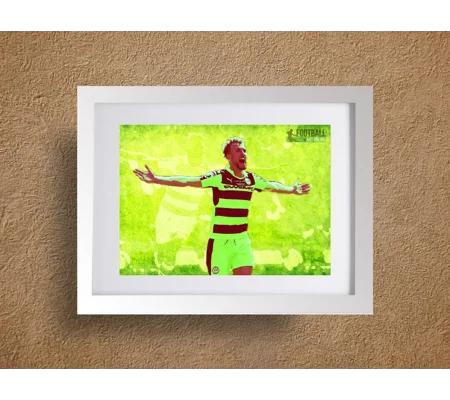 Forest Green Rovers Fc Christian Doidge Wembley Play-off Framed Print