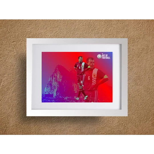 Gibraltar Roy Chipolina Pop-art Framed Print