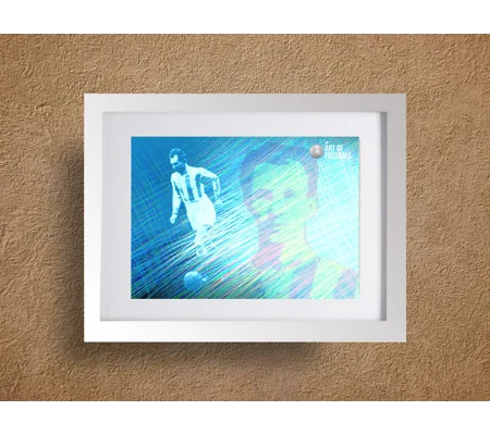 Huddersfield Billy Smith Iconic Legend Framed Print