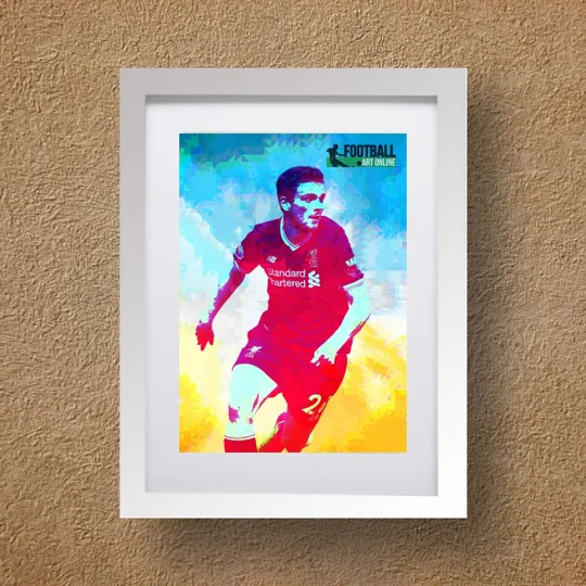 Liverpool Inspired Football Art | Andy Robertson Framed Print