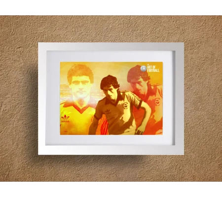 Newport County Afc Kevin Moore Iconic Legend Framed Print