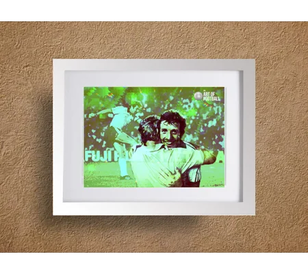 Northern Ireland Gerry Armstrong Iconic 1982 World Cup Goal | Football Framed Print
