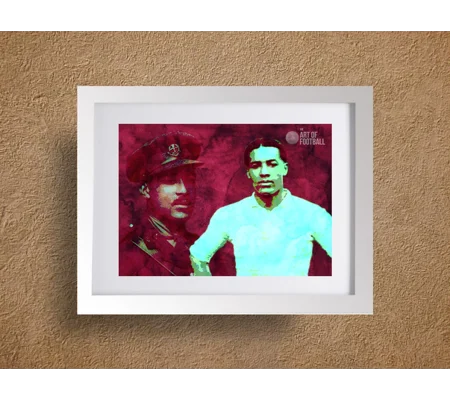 Northampton Town Fc Walter Tull Iconic Legend Framed Print