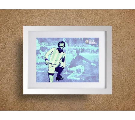 Peterborough Tommy Robson Iconic Legend Framed Print
