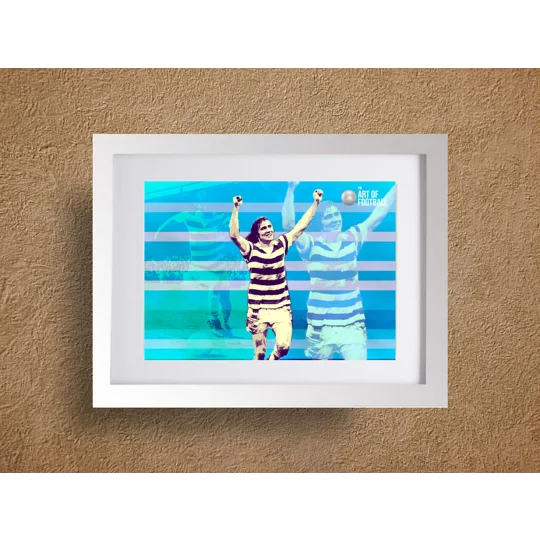 Reading Robin Friday Legend Pop-art Framed Print