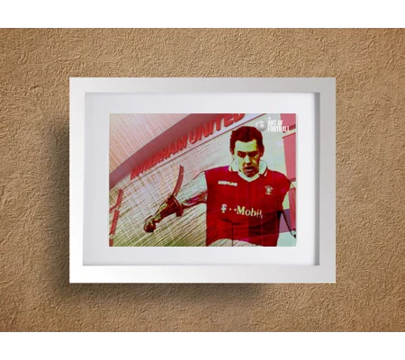 Rotherham United Fc Paul Hurst Iconic Pop-art Framed Print