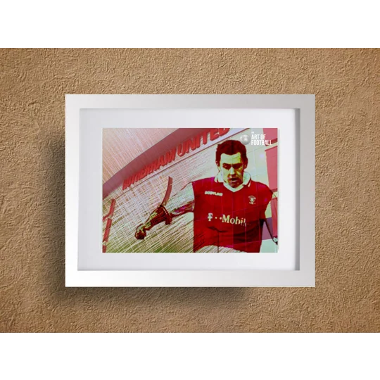 Rotherham United Fc Paul Hurst Iconic Pop-art Framed Print