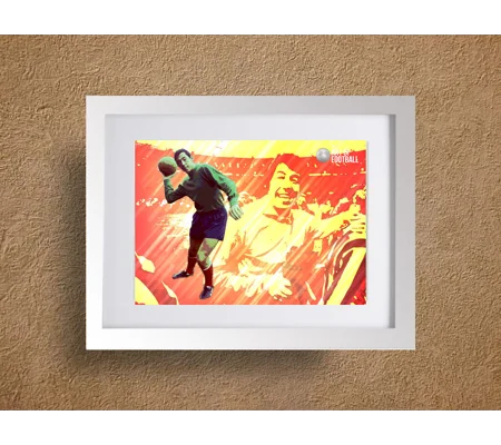Stoke Gordon Banks Legend Pop-art Framed Print