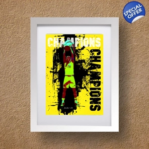 Sutton 2021 Champions Promotion Framed Print