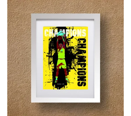 Sutton 2021 Champions Promotion Framed Print