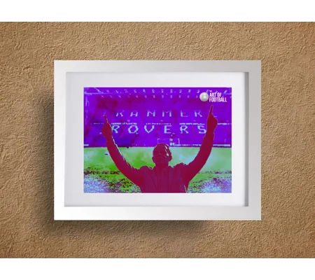 Tranmere Johnny King Legend Pop-art Framed Print