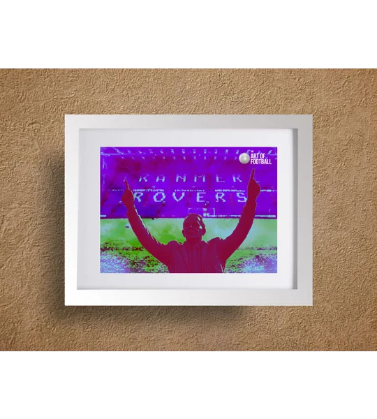 Tranmere Johnny King Legend Pop-art Framed Print