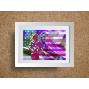 USA Alexi Lalas Legend Pop-art Framed Print