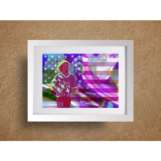 USA Alexi Lalas Legend Pop-art Framed Print