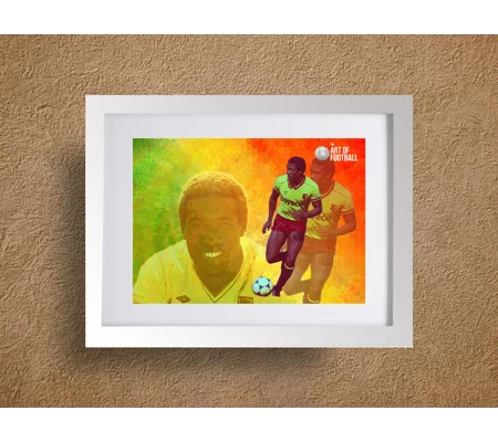 Watford Fc John Barnes Legend Pop-art Framed Print