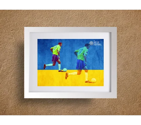 Wealdstone Fc Glen Little Iconic Pop-art Framed Print