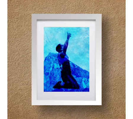 Wycombe Tjay De Barr Gibraltar Football Framed Print