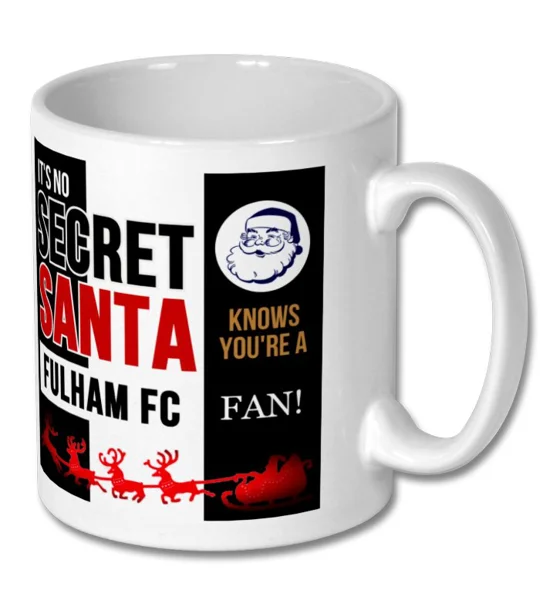 Fulham Secret Santa Christmas Gift Mug