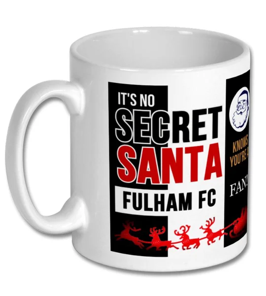 Fulham Secret Santa Christmas Gift Mug