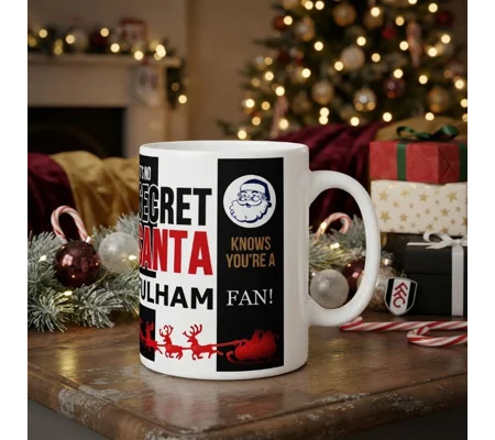 Fulham-Inspired Secret Santa Christmas Gift Mug