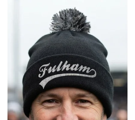 Fulham-Inspired Retro-Style Football Bobble Hat