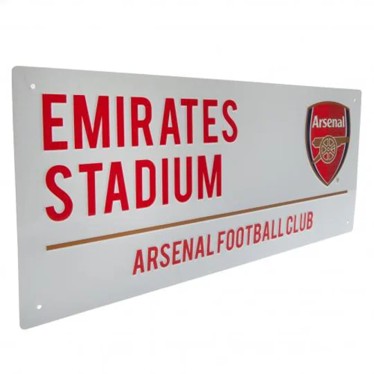 Arsenal FC Metal Street Sign | official licensed product