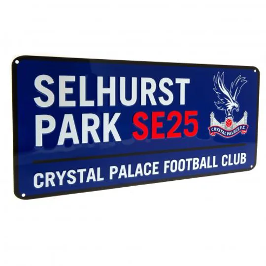 Crystal Palace FC Blue Street Sign | official licensed product