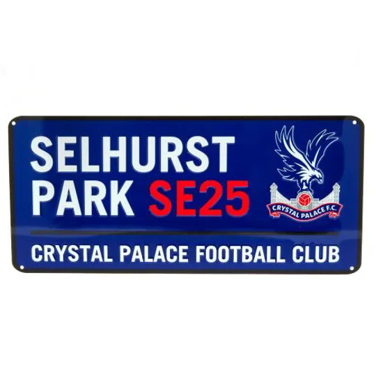 Crystal Palace FC Blue Street Sign | official licensed product