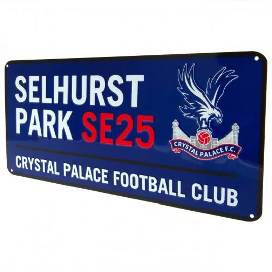 Crystal Palace FC Blue Street Sign | official licensed product