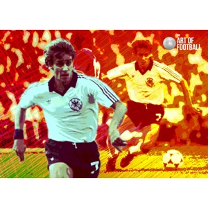 Germany Pierre Littbarski Iconic Legend Digital Print