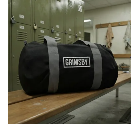 Grimsby-Inspired Retro Style Football Holdall Barrel Kitbag