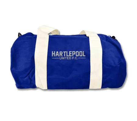 Hartlepool Retro Style Holdall Barrel Kitbag