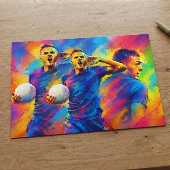 Having a Party | Leicester Vardy-Inspired Pop Art Digital Print