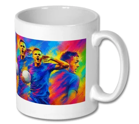 Having a Party | Leicester Vardy-Inspired Pop Art Gift Mug