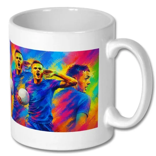 Having a Party | Leicester Vardy-Inspired Pop Art Gift Mug