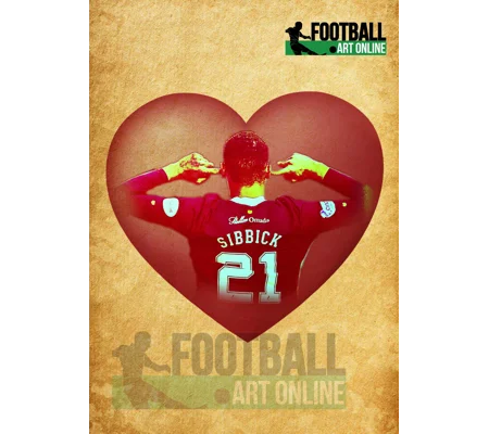 Hearts Toby Sibbick Football Poster