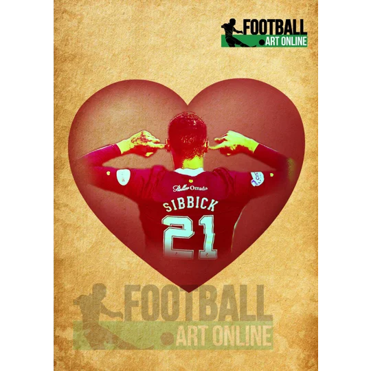 Hearts Toby Sibbick Football Poster