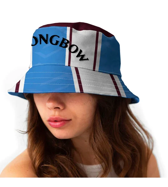 Hearts 1995 away-inspired retro bucket hat in vintage football style