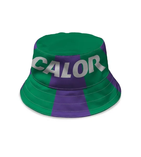 Retro Hibernian-inspired bucket hat celebrating classic 1994 away-era football style